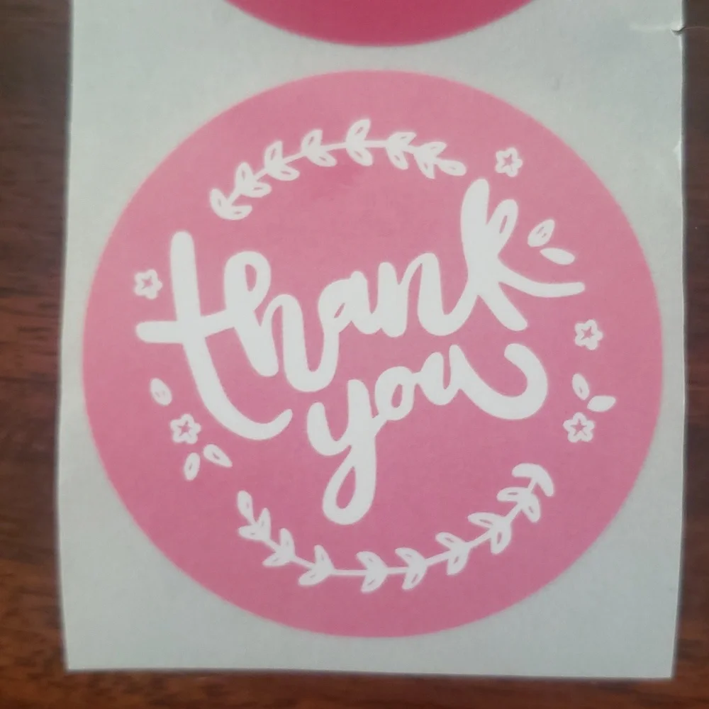 3/$15 THANK YOU STICKERS Set of 50 LARGE 2